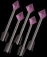 Amethyst broad bolts