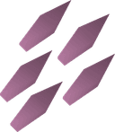 Amethyst javelin tips