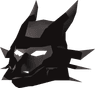 Black dragon mask