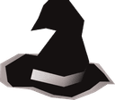 Black wizard hat (t)