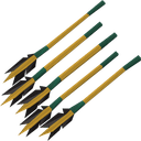 Headless atlatl dart