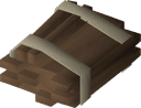 Large mahogany hull parts