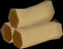 Mahogany logs