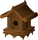 Maple bird house