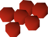 Red spiders' eggs
