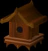 Redwood bird house