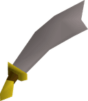 Steel scimitar