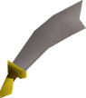 Steel scimitar