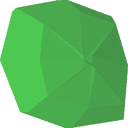 Uncut emerald