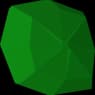 Uncut emerald
