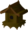 Yew bird house