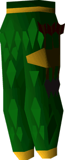 Green d'hide chaps (g)