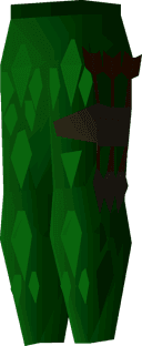 Green d'hide chaps
