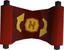 Impish ritual scroll