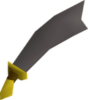 Iron scimitar
