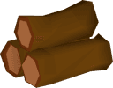 Redwood pyre logs